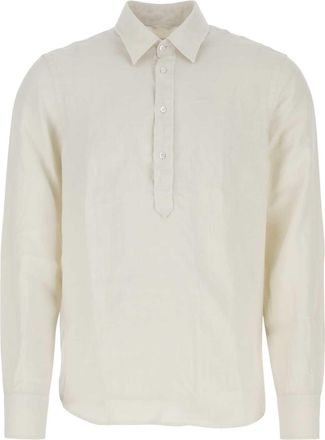 Aspesi Ivory Linen Shirt