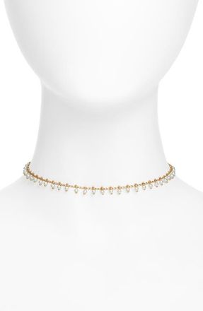 Vidakush Faux Pearl Cluster Choker in Gold at Nordstrom, Size 14