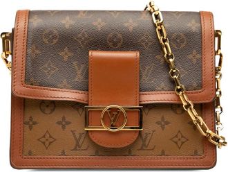 Louis Vuitton 2019 Monogram Reverse Dauphine MM satchel - Marrone