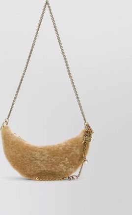 Chlo&eacute; mini shearling shoulder bag