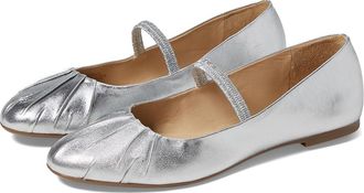 Bernardo Savona Womens Flat Shoes Silver : 8 M, Leather