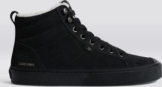 Cariuma Cariuma OCA Therma Boots Mens US Black Suede Shearling Lined High Top GAL744