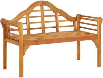 vidaXL Vidaxl - Banco de jardín madera maciza de acacia 125 cm