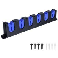 OEM Par De Soportes De Pared Para Ca&ntilde;as De Pescar, Estante Horizontal Para 6 Ca&ntilde;as. - Crezuo