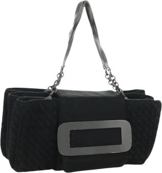 Bottega Veneta Pre-owned Vintage Handtas - Dames - Vintage Schoudertas - Zwart - ONE Size - Leer - Vintage
