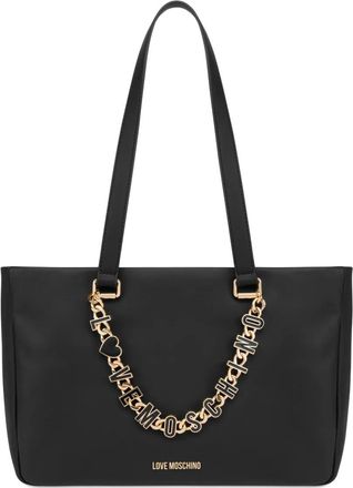 Love Moschino Borsa a spalla con catena - Nero