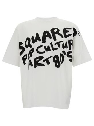 Dsquared2 White Crew Neck T-Shirt