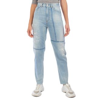 Emporio Armani Womens Relaxed Fit Trousers 3K2J29 Women - Blue - Size 38 (Waist)