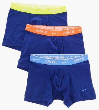 Nike Solid Color 3 Pairs Of Boxers Set with Colored Elastic BandT size Xs