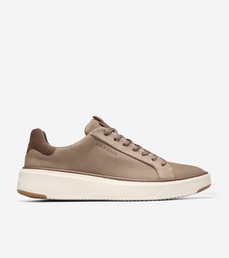 Cole Haan Mens GrandPr&oslash; Topspin Waterproof Sneakers - Beige Size 10.5
