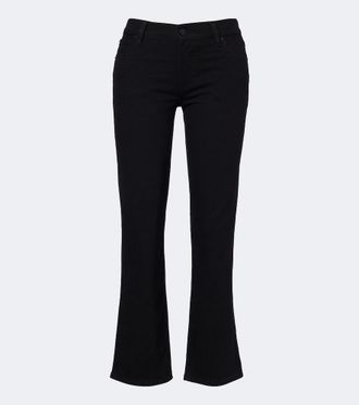 Frame Denim Cigarette cropped straight jeans