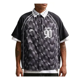 Nike SB Dri-FIT Bowler Skateboard Shirt Black White IR8701-010