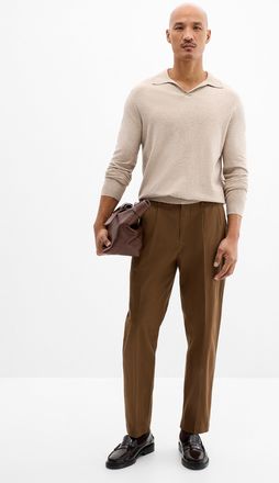 Le 31 Mens Pleated chinos Reykjavik fit - Tapered with pleats
