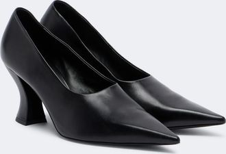 Khaite Colleen leather pumps