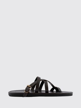 Buttero Flat Sandal Woman color Brown