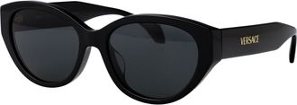Versace Womens Sunglasses Black Acetate
