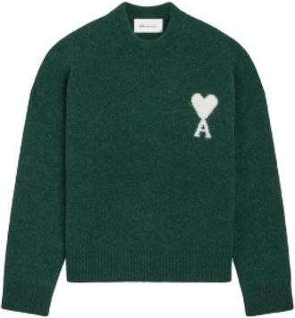 Ami Pullover Ami de Coeur - - Knitwear - Donna - Verde - M