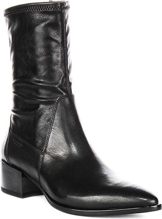 Vagabond Marja Womens Pointed Toe Short Cowboy Boots Ankle Boots (Black, UK 7)