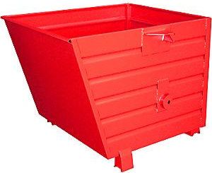 Bauer Volquete Apilable Capacidad 0,9 M&sup3; Rojo Vivo Ral 3000