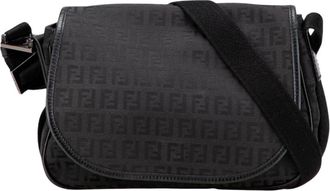 Fendi Pre-owned Stijlvolle Schoudertas met Patroon - Dames - Vintage Schoudertas - Zwart - ONE Size - Vintage