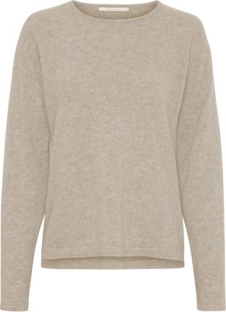 BTF-CPH Btfcph - Marie Pure Cashmere Pullover - Dames - Truien - Beige - Maat: L Kasjmier