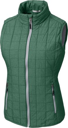 Cutter & Buck Rainier PrimaLoft Womens Eco Insulated Full Zip Puffer Vest