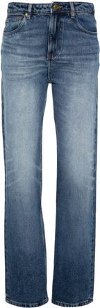 A.P.C. Kylie mid-rise straight-leg jeans - women - Cotton - 25 - Blue