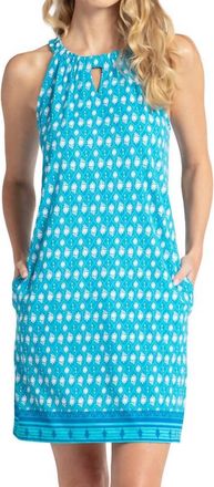 Cabana Life Sleeveless Shift Dress In Palm Valley