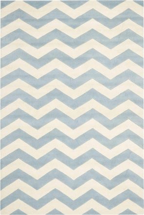 Safavieh Alfombra Lana Blu/Neutrale 183 X 274 cm