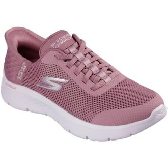Skechers GO WALK Flex Grand Entry Textiel Dames Roze Textiel/Trim Sneakers