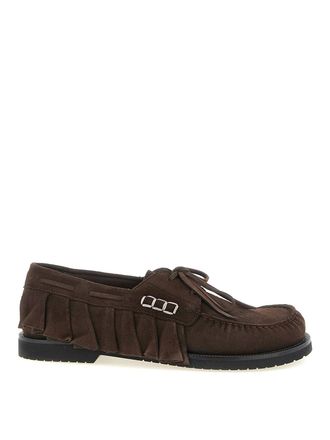 J.W.Anderson J. W. Anderson Suede volant boat shoe