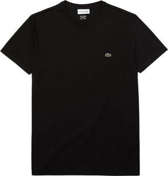 Lacoste Minimalistisch T-shirt - Heren - T-shirts - Zwart - 3XL - Katoen - Tops