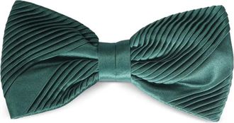 Stefano Ricci Geplooide zijden vlinderdas - Groen