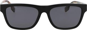 Burberry Stijlvolle herenzonnebril - Heren - Zonnebrillen - Zwart - 56 MM - Accessoires