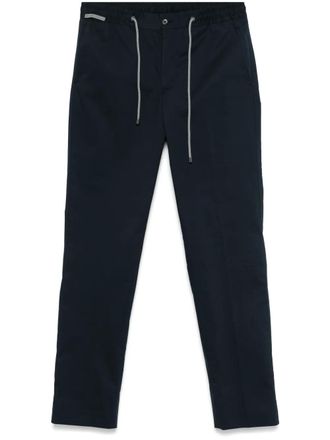 Corneliani tapered-leg tapered trousers - Blue