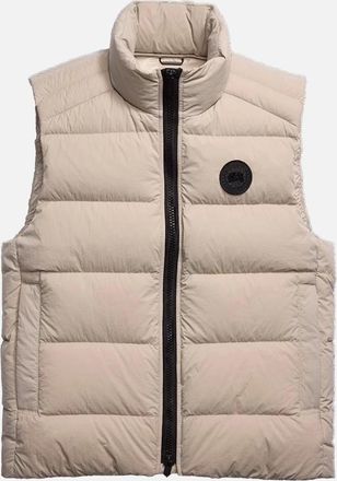 Canada Goose Mens Crofton Gilet Enduraluxe Limestone - Tan - Size: 40/Regular