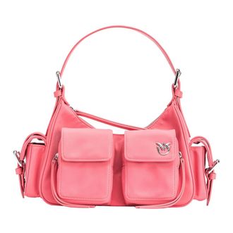 Pinko Cargo Schoudertas - Dames - Schoudertassen - Roze - ONE Size - Polyester - Tassen