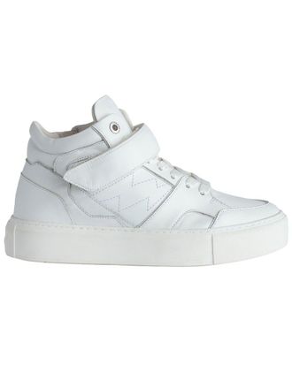 Zadig&Voltaire Mid Flash Chunky Smooth Leather Sneaker