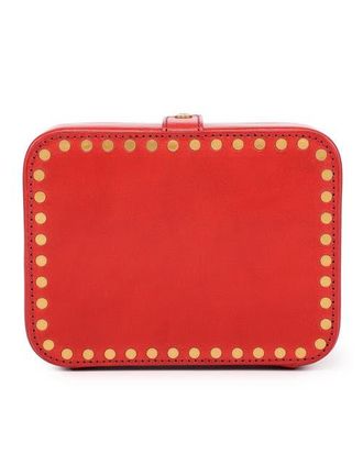 OLD TREND Rectangular Genuine Leather Jewelry Storage Box in Red at Nordstrom