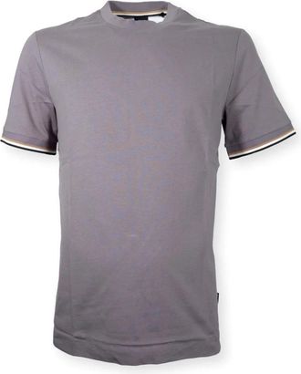 HUGO BOSS Thompson 04 - Heren - T-shirts - Grijs - 4XL - Katoen - Tops