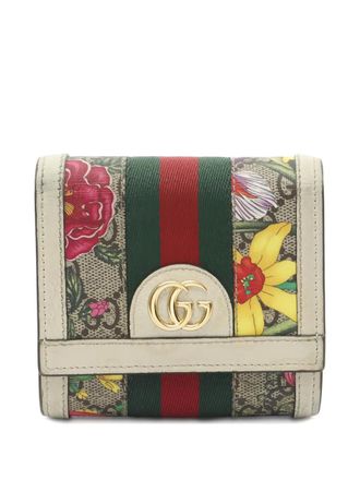 Gucci 2000s Ophidia GG bi-fold wallet - Beige