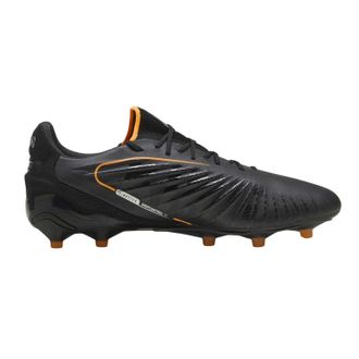 Puma Heren King Ultimate Stevige Grond Voetbalschoenen (Zwart/Zilver)