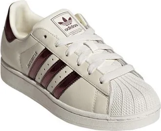 adidas Superstar II Sneaker in Off White/maroon/gold at Nordstrom, Size 10.5
