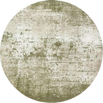 Louis De Poortere Alfombra de poliéster verde, 140x140 cm