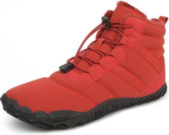 Generic Winter Boots for Women UK Couples Winter Lace up Shoes Warm Comfortable for Men and Women Thermal Insulated Waterproof Snow Boots Casual Cold Weather 