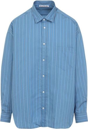 Acne Studios Blue Lyocell Shirt
