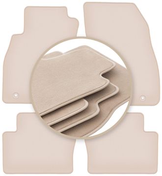 OEM Alfombrillas Beige Premium Para: Opel Insignia A Fl Berlina, Liftback, Station Wagon 2013-2017