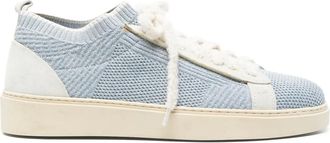 Eleventy Sneakers con tomaia in maglia - Blu