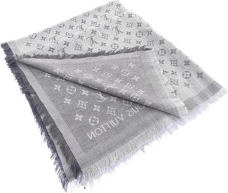 Louis Vuitton Vintage, unisex, Grijs, ONE Size, Pre-owned Stole