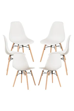 Regalos Miguel Packs Sillas Comedor - Pack 6 Sillas Besy - Blanco